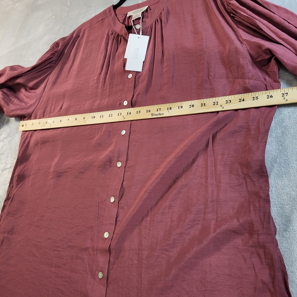 City Chic Refinity Limited Edition Balloon Sleeve Tunic dress Semi-sheer NWT M - Picture 5 of 14